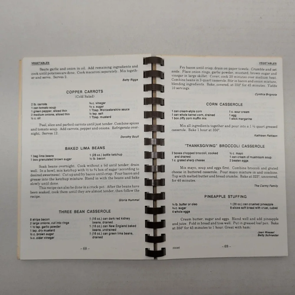Cherished Recipes Cookbook Lambs & Lions Preschool Absecon New Jersey Community